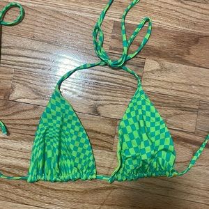 Frankie’s bikinis checkered top